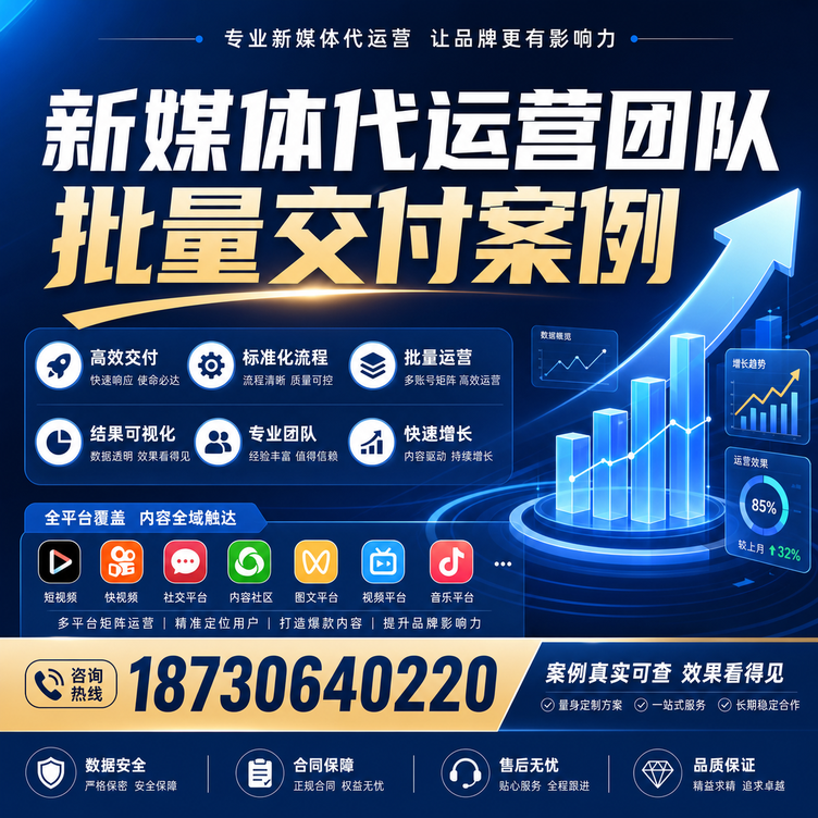 宜宾代运营公司多客户账号批量高效交付案例
